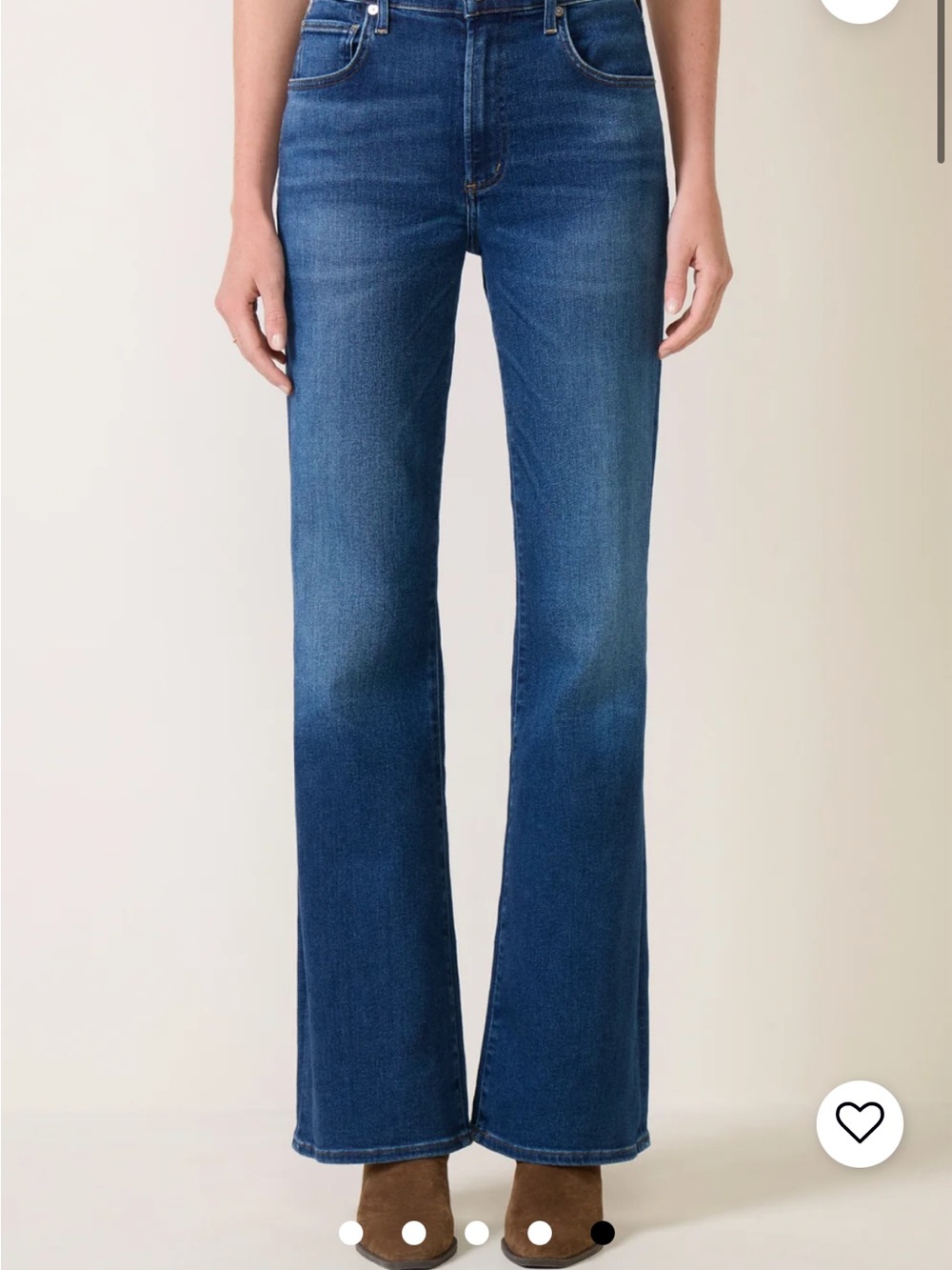 Citizens Of Humanity Lilah Medium Blue Bootcut Jeans